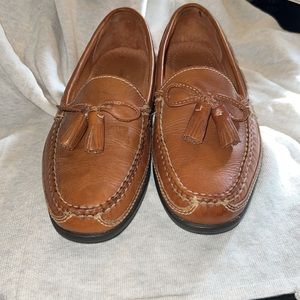 Johnson and Murphy leather tassel loafers